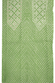 Green Bandhani Mirror Work 3 Piece Salwar Suit Material 10075484