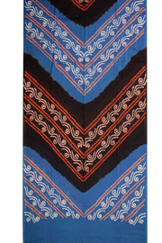 Blue Bandhani Mulmul Cotton Saree 10075493