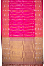 Pink Monotone Kanjivaram Pure Zari Saree 10075518