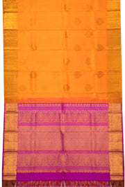 Vibrant Orange Nakashi Kanjivaram Silk Saree 10075524
