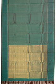 Myrtle Green Monotone Kanjivaram Silk Saree 10075527
