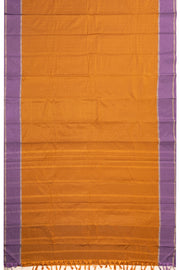 Kanjivaram Vegan Viscose Silk Saree Light Brown Color Block Design 10075554