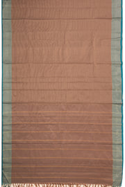 Vintage Brown Kanjivaram Vegan Silk Saree 10075557