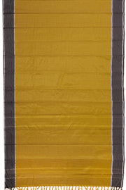 Kanjivaram Vegan Viscose Silk Saree Golden Brown Color Block Design 10075560