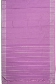 Kanjivaram Vegan Viscose Silk Saree Lavender Color Block Design 10075563
