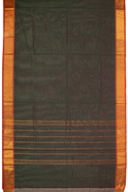 Green Handloom Chettinad Cotton Saree 10075875