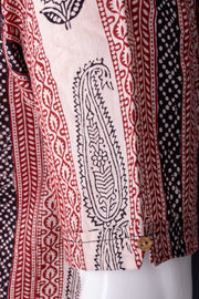 White Bagh Printed Half Sleeve Mens Cotton Shirt 10076853