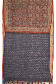 Red Kota Silk Cotton Saree Without Blouse 10076921