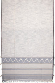 Grey Handloom Bhujodi Cotton Saree 10076928