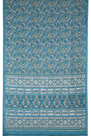 Blue Kashmiri Printed Silk Saree 10076941