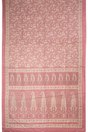 Mauve Pink Kashmiri Printed Silk Saree 10076943