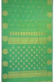 Light Green Gadwal Kuttu Silk Saree 10077060