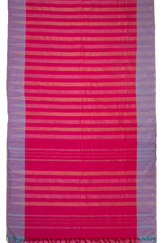 Pink Kanjivaram Vegan Silk Saree 10077089