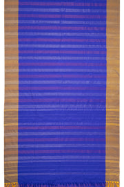 Blue Kanjivaram Vegan Silk Saree 10077090
