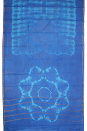 Blue Handcrafted Sungudi Cotton Saree 10077119