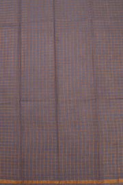 Grey Handcrafted Sungudi Cotton Saree 10077120