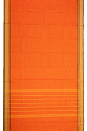 Orange Handloom Chettinad Cotton Saree 10077295