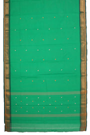 Green Handloom Chettinad Cotton Saree 10077316