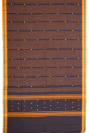 Dark Blue Handloom Chettinad Cotton Saree 10077326