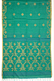 Green Bengal Handwoven Cotton Saree 10077685