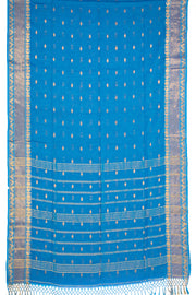 Blue Bengal Handwoven Cotton Saree 10077687