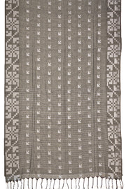 Grey Bengal Handwoven Cotton Saree 10077689