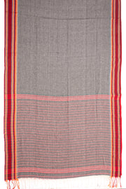 Grey Bengal Handwoven Cotton Saree 10077690