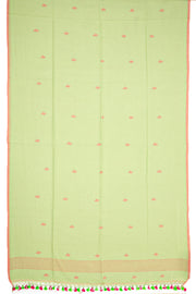 Green Bengal Handwoven Cotton Saree 10077707