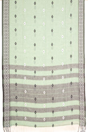 Green Bengal Handwoven Cotton Saree 10077708