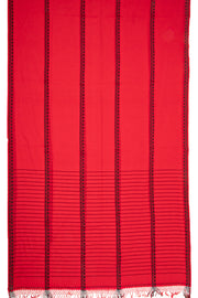 Red Bengal Handwoven Cotton Saree 10077711