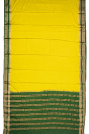 Yellow Mysore Semi Crepe Silk Saree 10077803