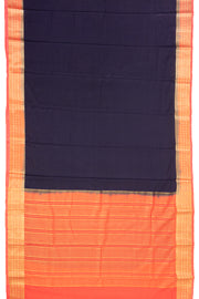 Deep Violet Mysore Semi Crepe Silk Saree 10077811