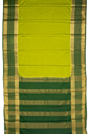 Green Mysore Semi Crepe Silk Saree 10077816