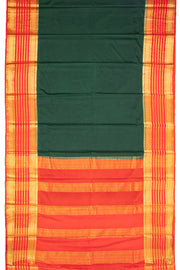 Green Mysore Semi Crepe Silk Saree 10077817