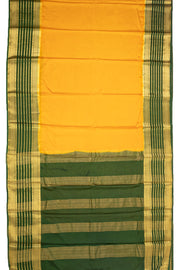 Yellow Mysore Semi Crepe Silk Saree 10077819