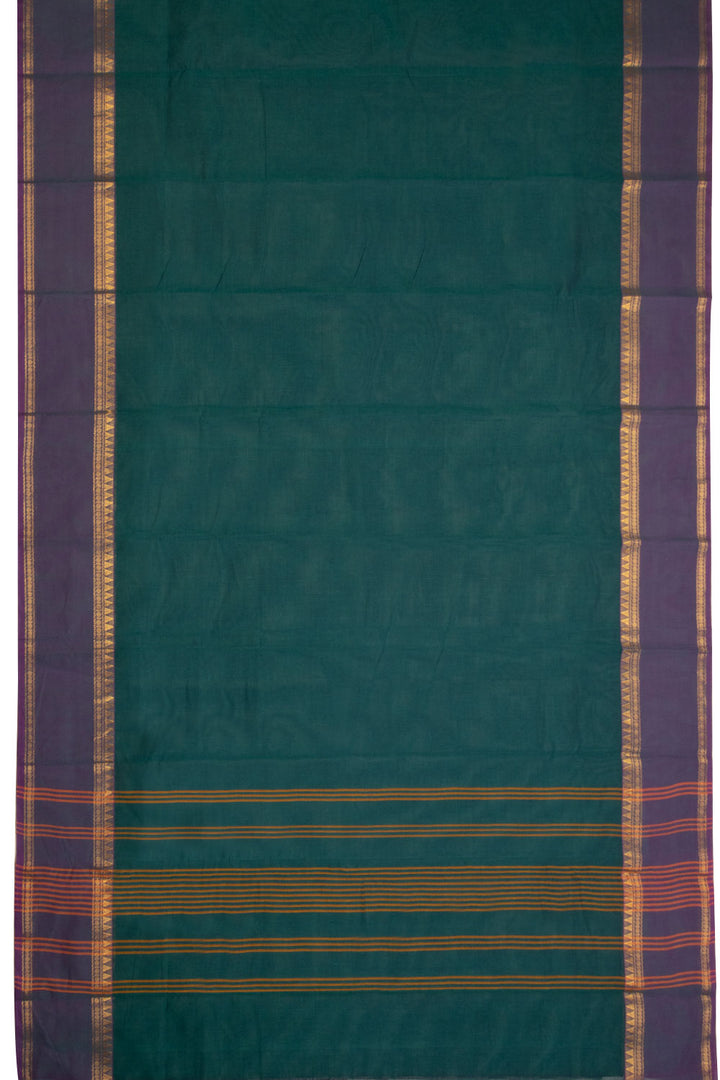 Green Handloom Chettinad Cotton Saree 10070071 - Avishya