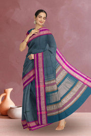 Green Kanchi Cotton Saree 10069240