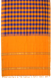 Yellow Kanjivaram Silk Cotton Saree 10077967