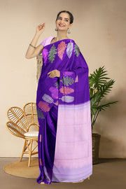 Royal Purple Zari Kanjivaram Silk Saree 10063083