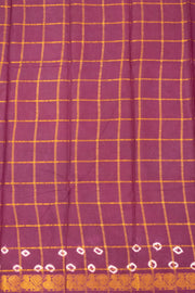 Purple Sungudi Cotton Saree 10078022
