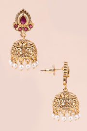 Gold Plated Jhumka Earring