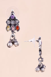 Oxidised Stud Earring 10071299