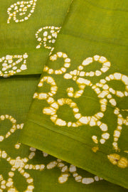 Leaf Green Sungudi Saree 10078028