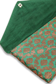 Green Handcrafted Banarasi Mobile Wallet 10069704