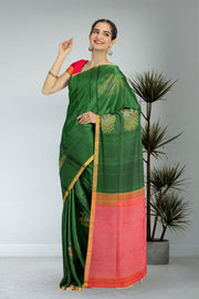 Green Kanjivaram Pure Silk Saree 10076092