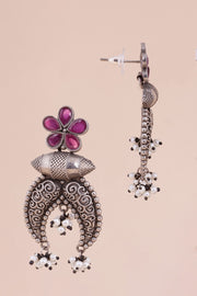 Oxidised Stud Earring