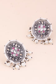 Oxidised Stud Earring 10071307