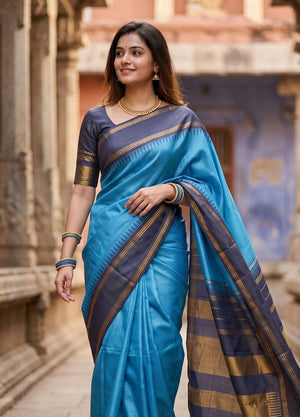 Kanjivaram Korvai Saree