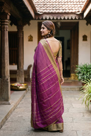 Magneta Vegan Silk Kanjivaram Saree With Checks Design 10077937