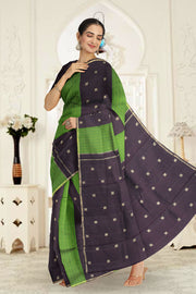 Snuff Brown Pure Zari Kanjivaram Silk Saree 10063328